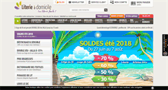 Desktop Screenshot of literie-a-domicile.com